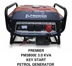Premier Pm3800e 3.0 Kva Key Start Petrol Generator.