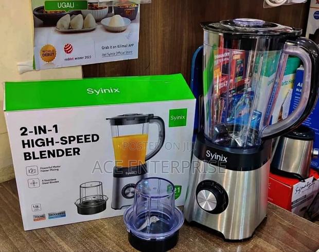 Syinix 2 In1 Blender With Safety Lock Switch - 700w - main view