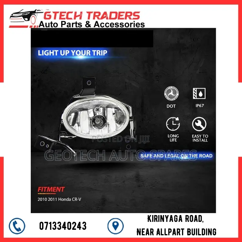 Honda Cr-v Foglights Year 2010-2011