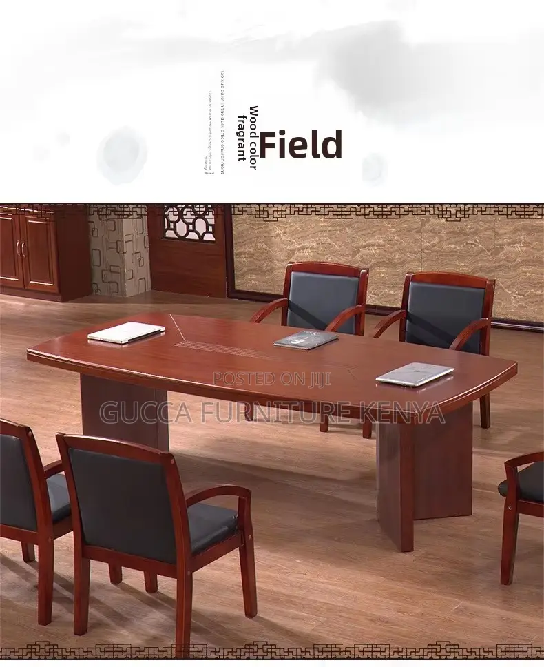 2.4 Meters Mahogany Office Conference Table