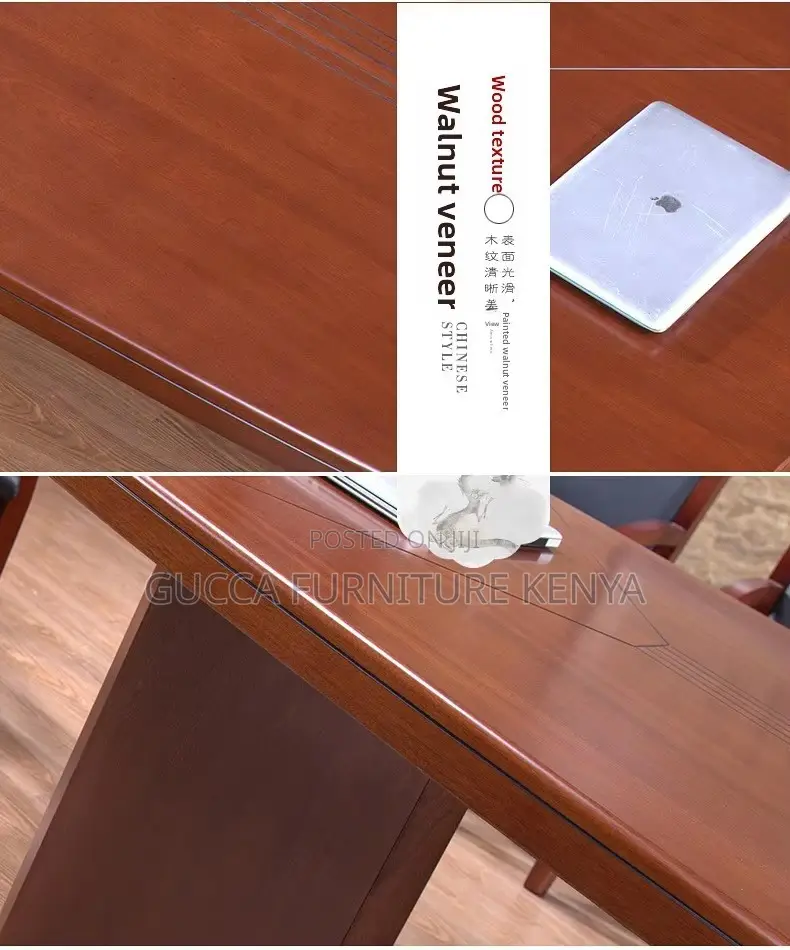 2.4 Meters Mahogany Office Conference Table