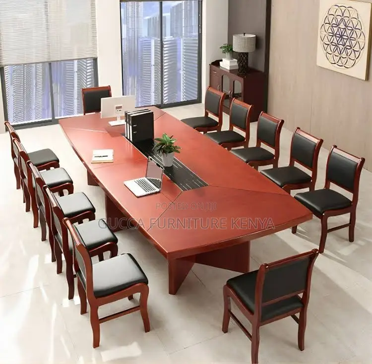 2.4 Meters Mahogany Office Conference Table