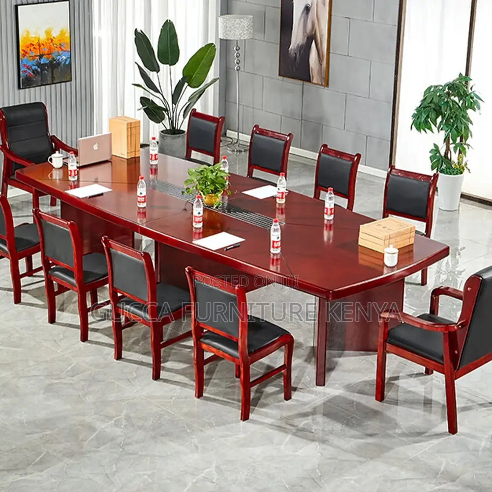 2.4 Meters Mahogany Office Conference Table