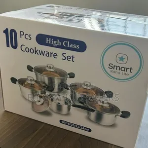Premium 10pcs Stainless Sufuria Cookware