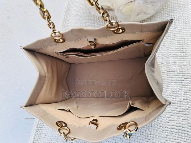 Authentic Christian Dior Medium Archicannage Leather Tote Bag - thumbnail 2