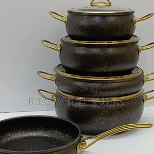  Complete 9pcs Kitchen Casserole Frypan Set