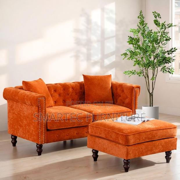 Executive 3 Seater Sofa With a Puff - main view