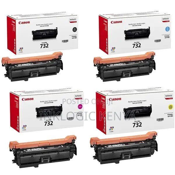 Original Canon 732 Cmyk Toner Cartridges