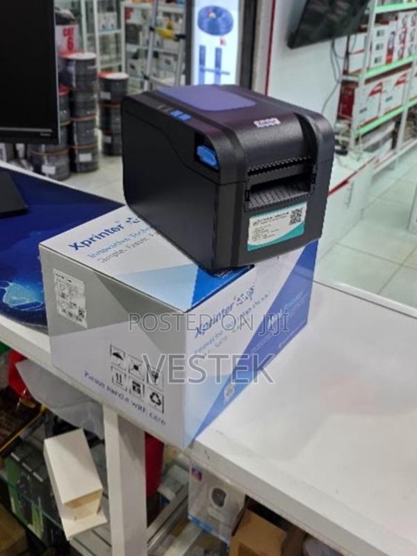 Xp-370b Direct Thermal Desktop Barcode Label Printer 203dpi Lan Black - main view