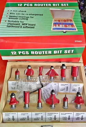 Wood Router Bits/12 Pc Wood Router Bits