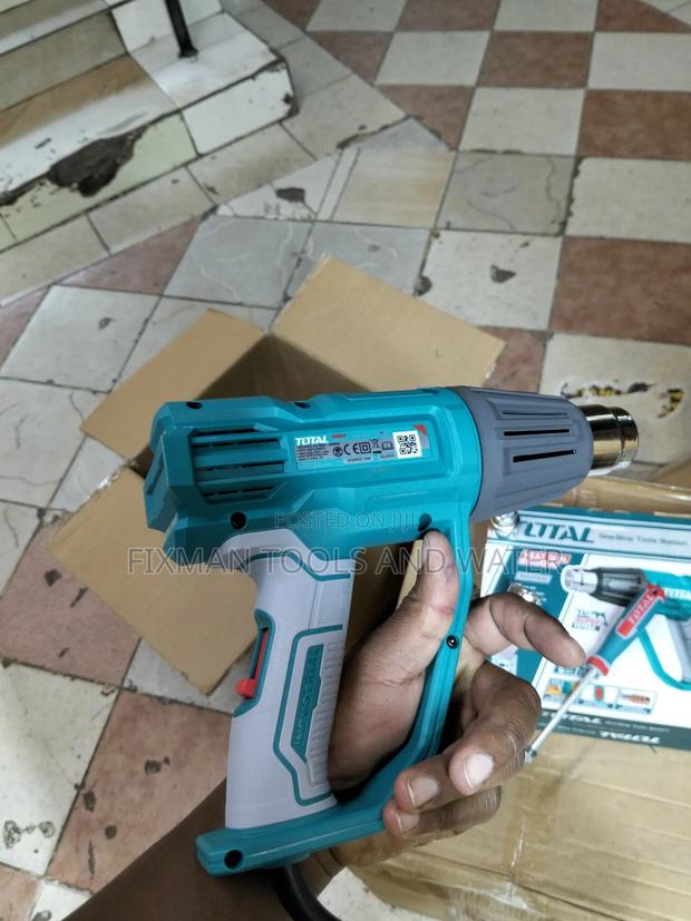 New Total Hot Air Gun 2000 Watts Variables Speed And Accessories - thumbnail 4