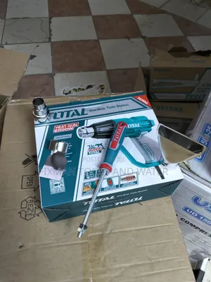 New Total Hot Air Gun 2000 Watts Variables Speed And Accessories