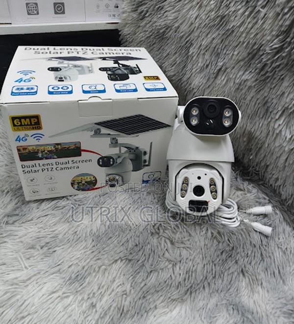 Ubox 6mp 4g Strong Battery Solar Ptz Camera