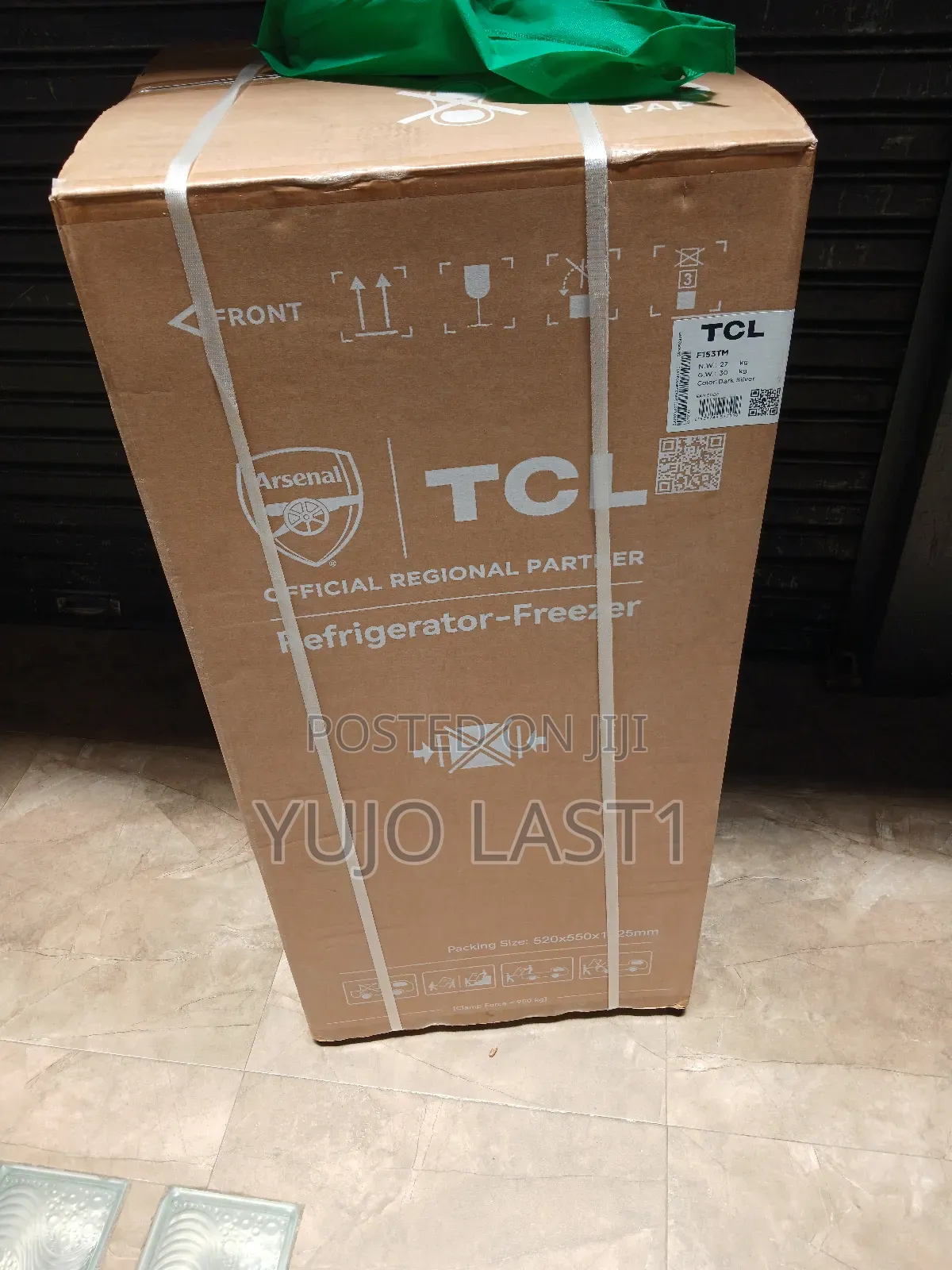 TCL F153tm 118l Double Door Fridge