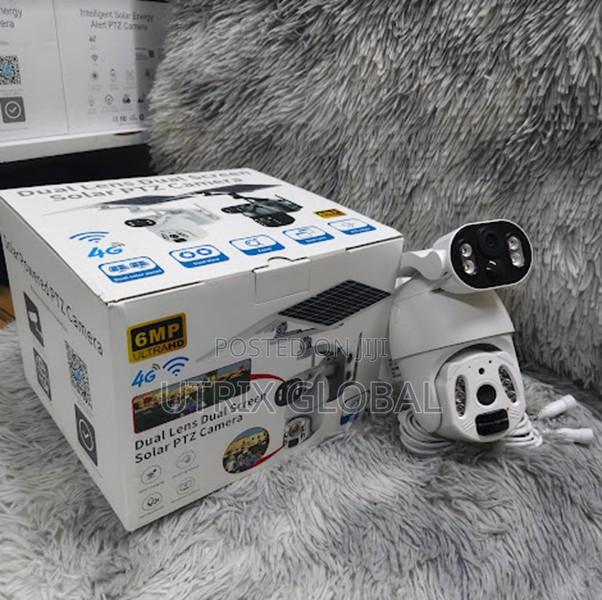 Ubox 6mp 4g 360 View Dual Solar Camera