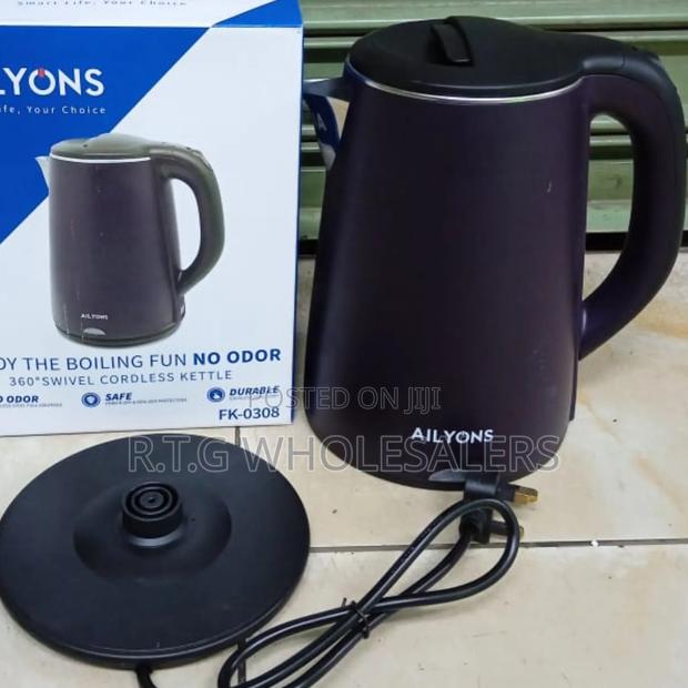 Ailyons 2.2 L Fast‐Boil Cordless Kettle With Auto Shut‐Off