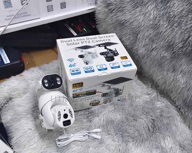 Ubox 6mp 4g Pan Tilt Zoom Dual Solar Camera