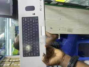 Wireless Keyboard With a Wireless Mouse
