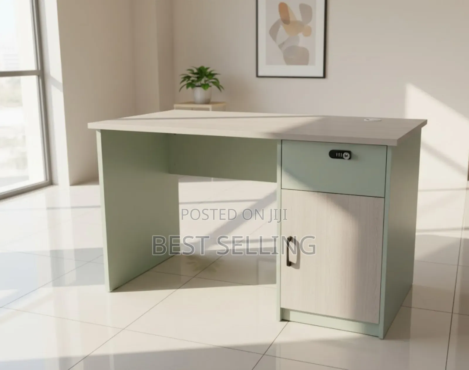 Simple Modern Office Desk White