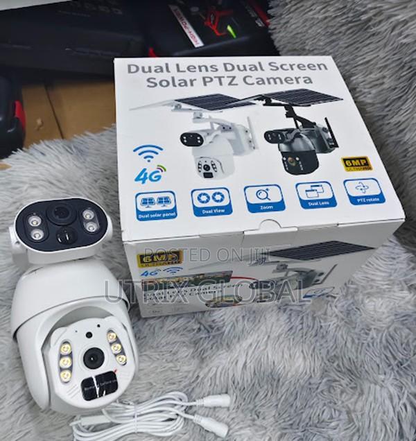 Ubox 6mp 4g Ultra Clear Dual Solar Ptz