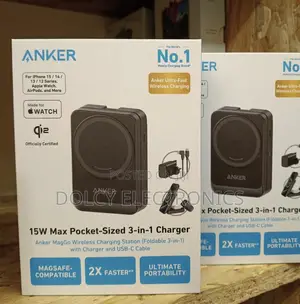 Anker Maggo 15w Qi2 Pocket Sized Wireless Charging Station