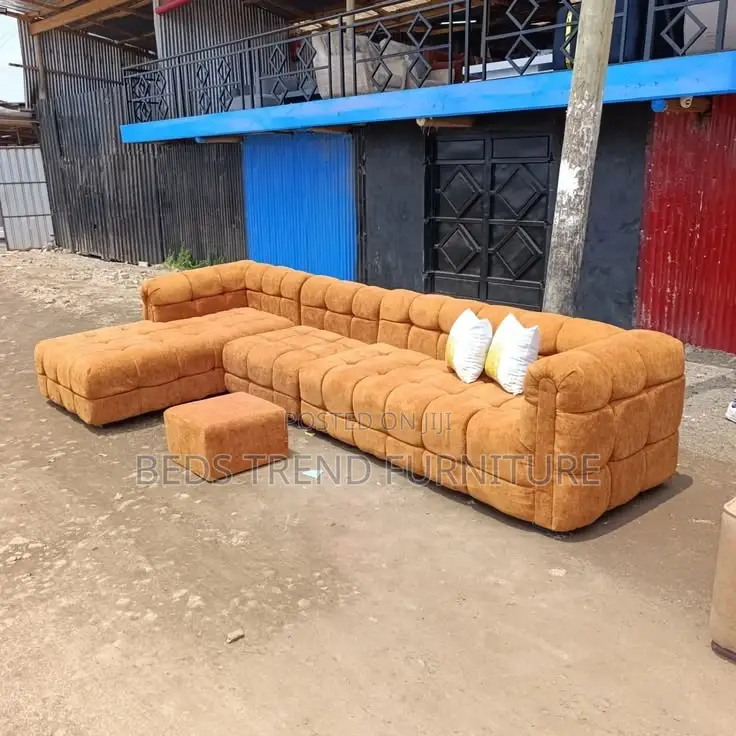 7 Seater Restful Moody Bubble L Sofa