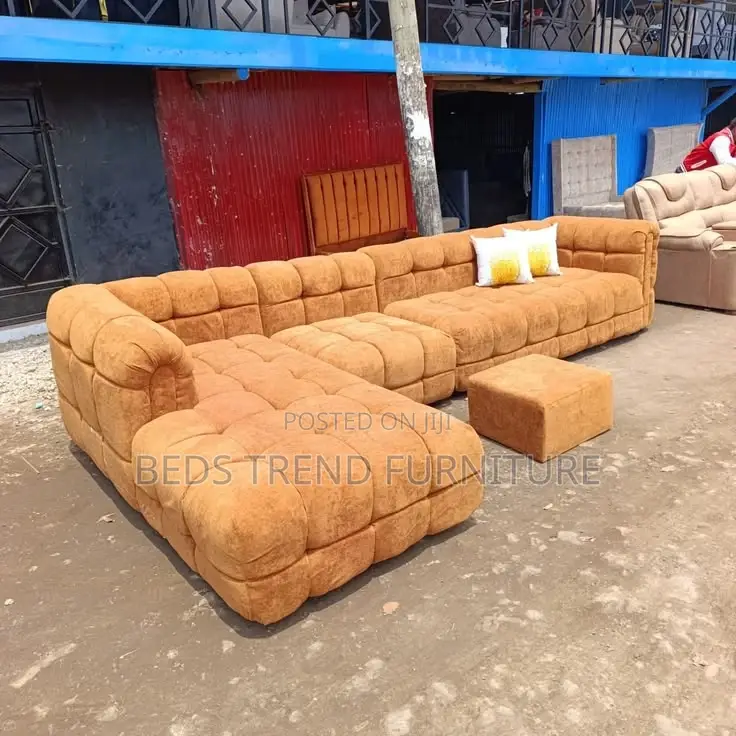 7 Seater Restful Moody Bubble L Sofa
