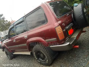 Toyota Land Cruiser 1998 Red