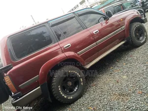 Toyota Land Cruiser 1998 Red