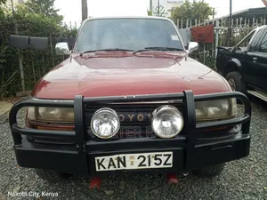 Toyota Land Cruiser 1998 Red