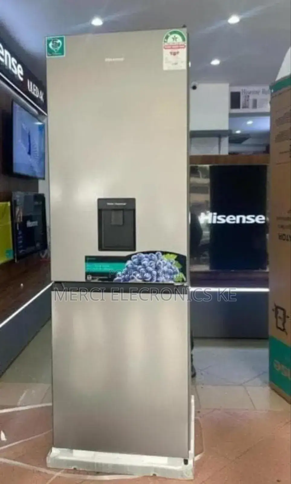 Hisense Ref286dr 286l Combi Defrost Fridge With Water Dispenser