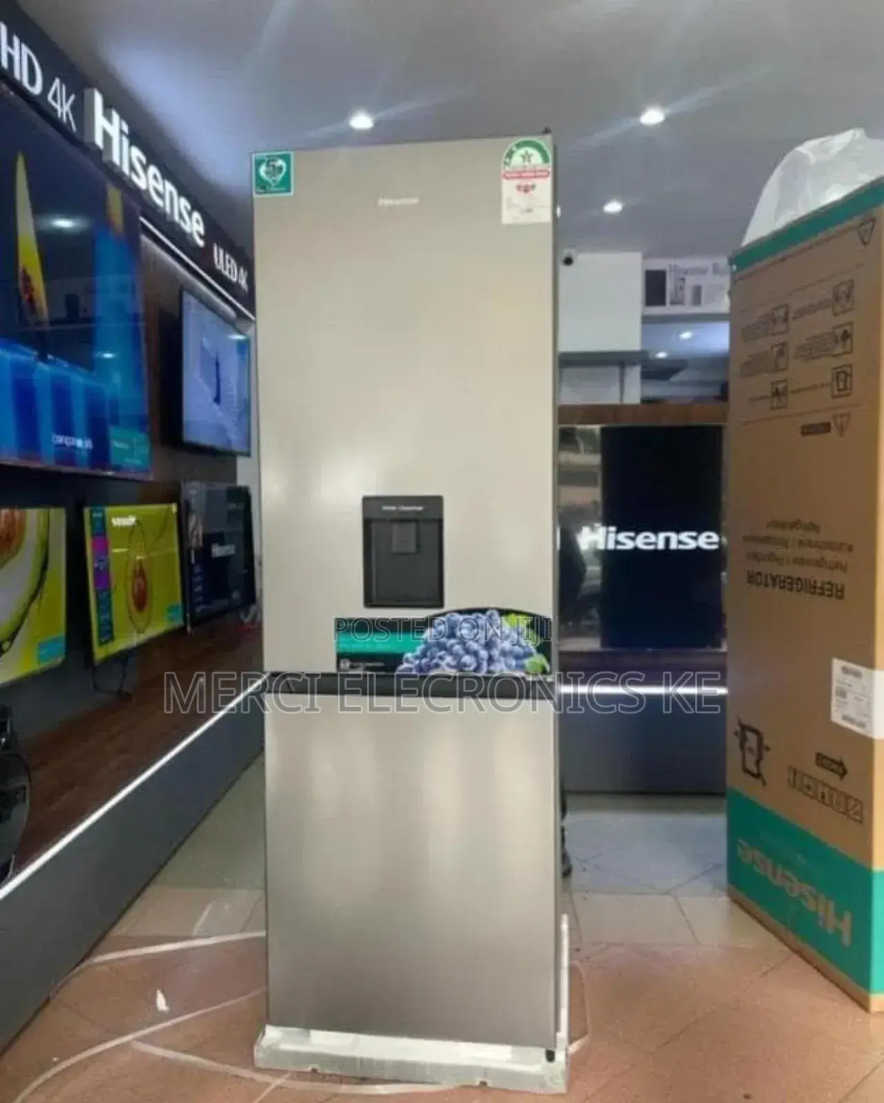 Hisense Ref286dr 286l Combi Defrost Fridge With Water Dispenser