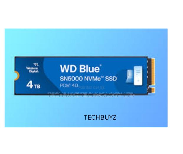 Wd Blue 4tb Sn5000 Nvme Ssd Gen4 Pcie M.2 2280 Up To 5500mb/S
