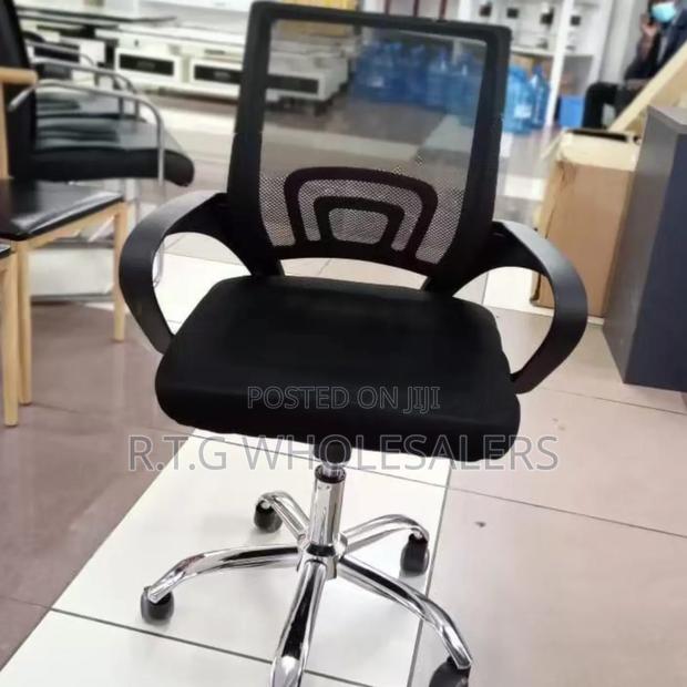 Secretarial Mesh Office Chair With Lumbar Support