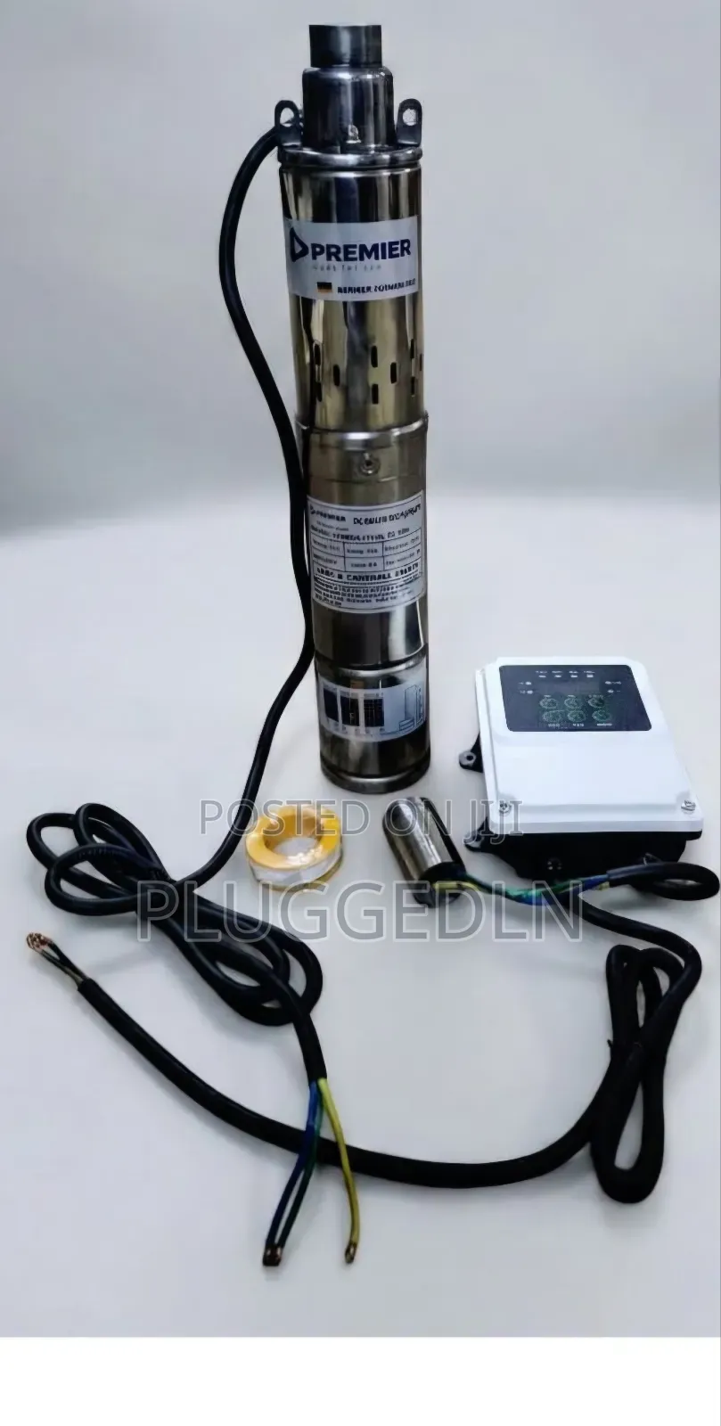 Premier 1inch 2m3/H Dc Solar Submersible Pump 120 M- 600w
