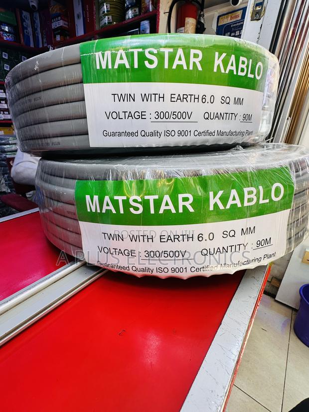 Matstar 6.0mm Twin With Earth Cable – High Quality Electrical Wiring