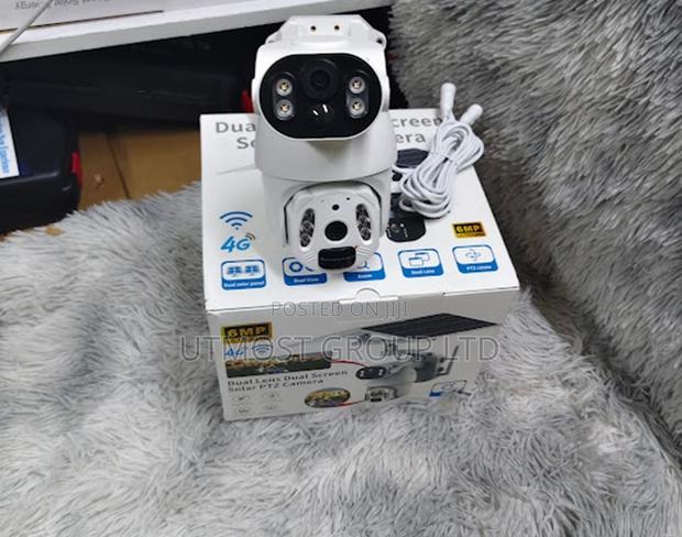 Ubox 6mp 4g Remote View Dual Solar Camera - main view