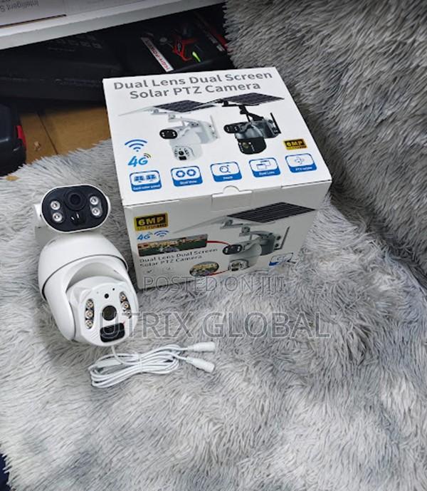 Ubox 6mp 4g Dual Solar Panel Cctv Camera