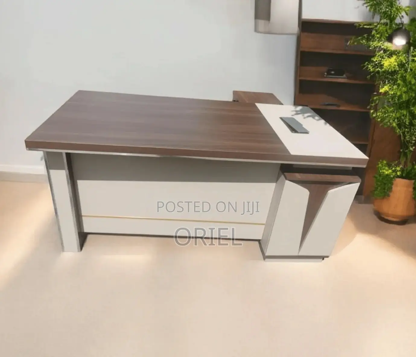 Modern Office Desk : Advanced 1.6m Executive L-Shaped Office Desk