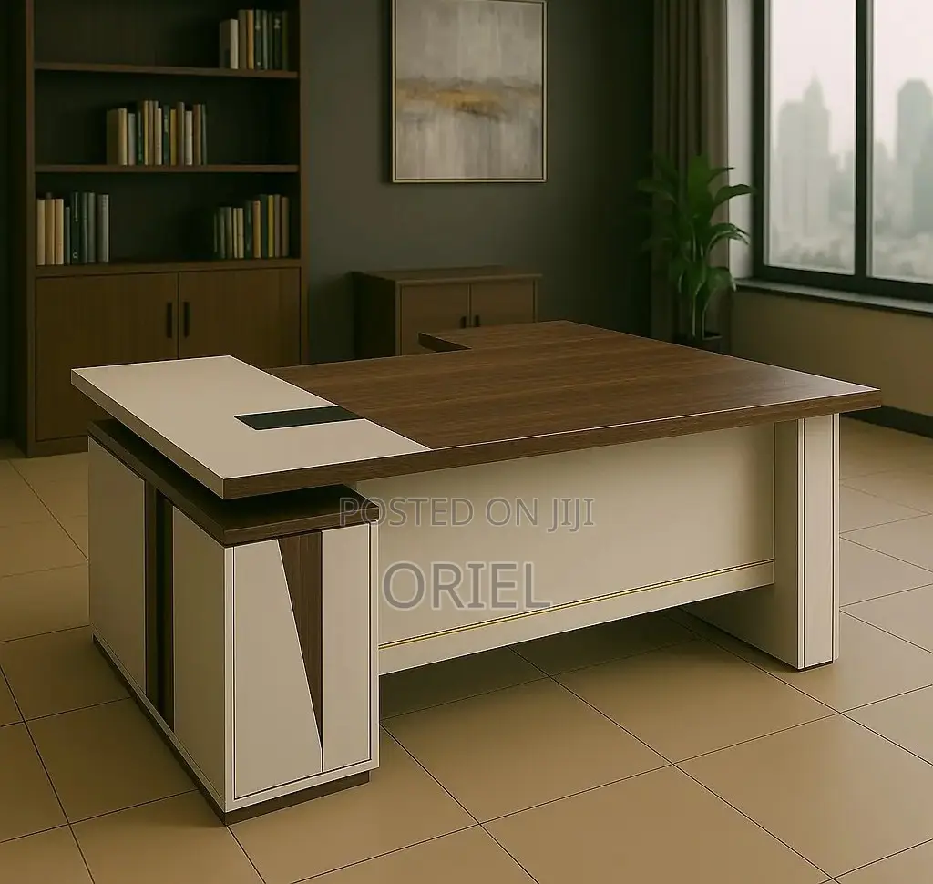 Modern Office Desk : Advanced 1.6m Executive L-Shaped Office Desk