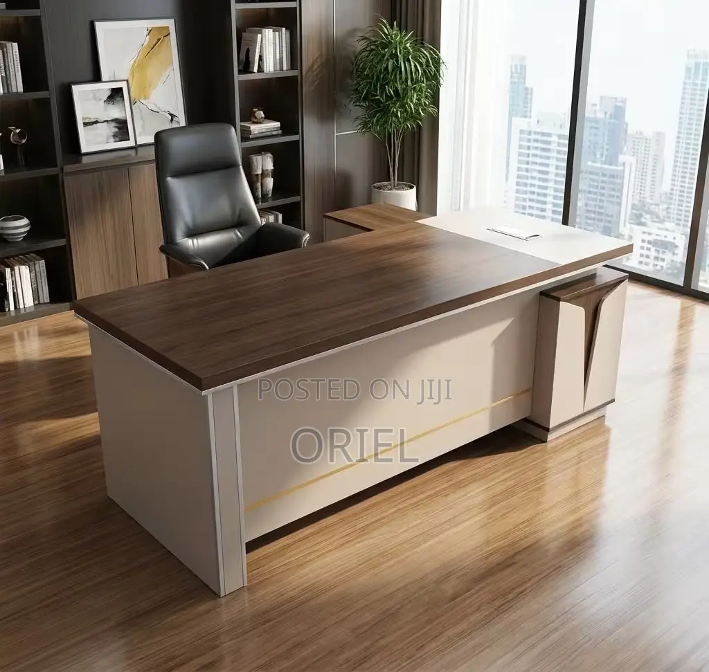 Modern Office Desk : Advanced 1.6m Executive L-Shaped Office Desk
