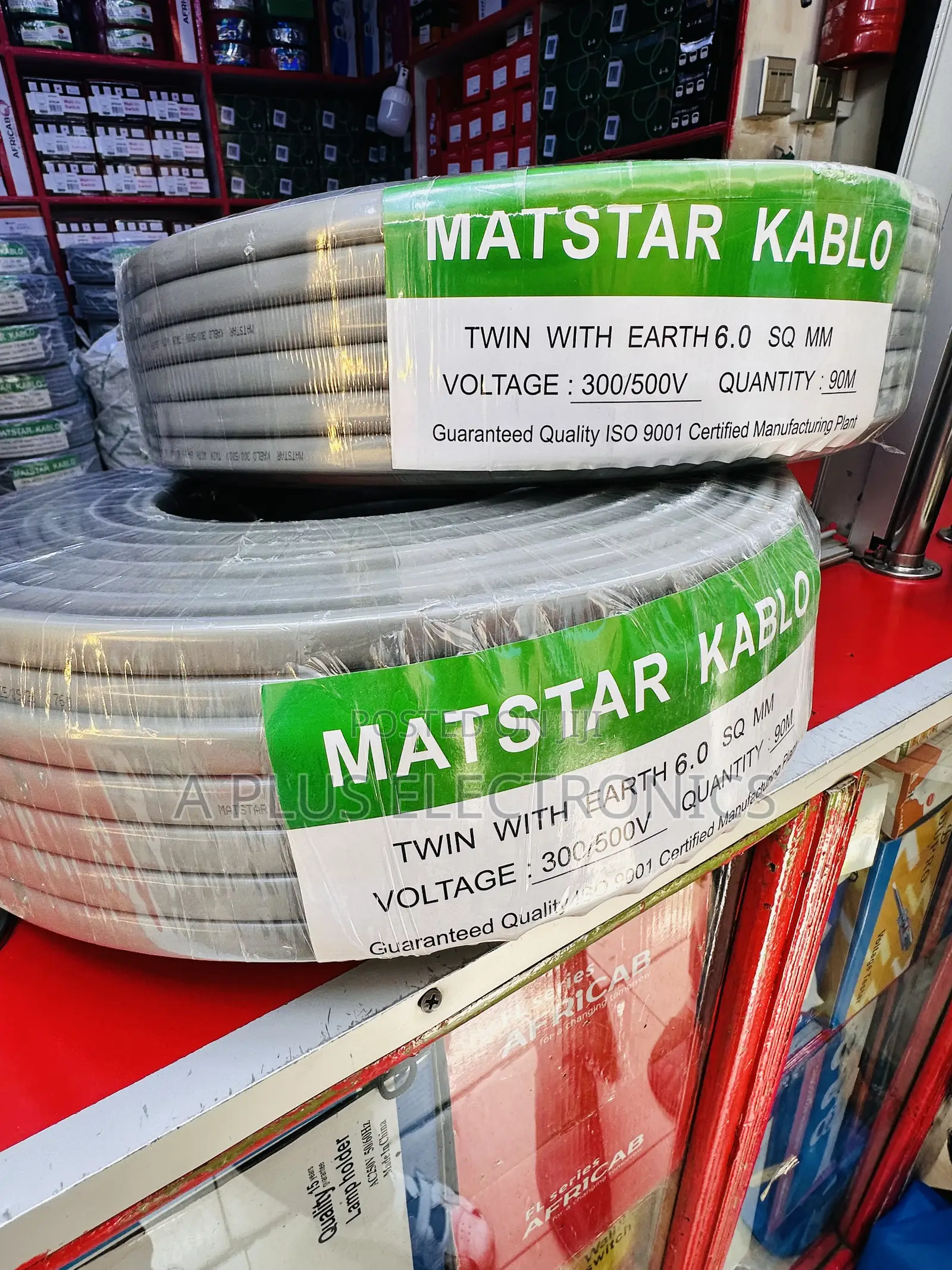 Matstar 6.0mm Twin With Earth Cable – Heavy Duty Power Cable