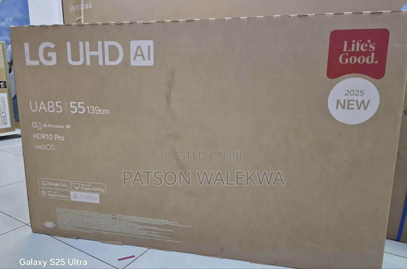 Lg 55 Inch Uhd Ai Ua85 Smart Tv Hdr10 Webos25 2025