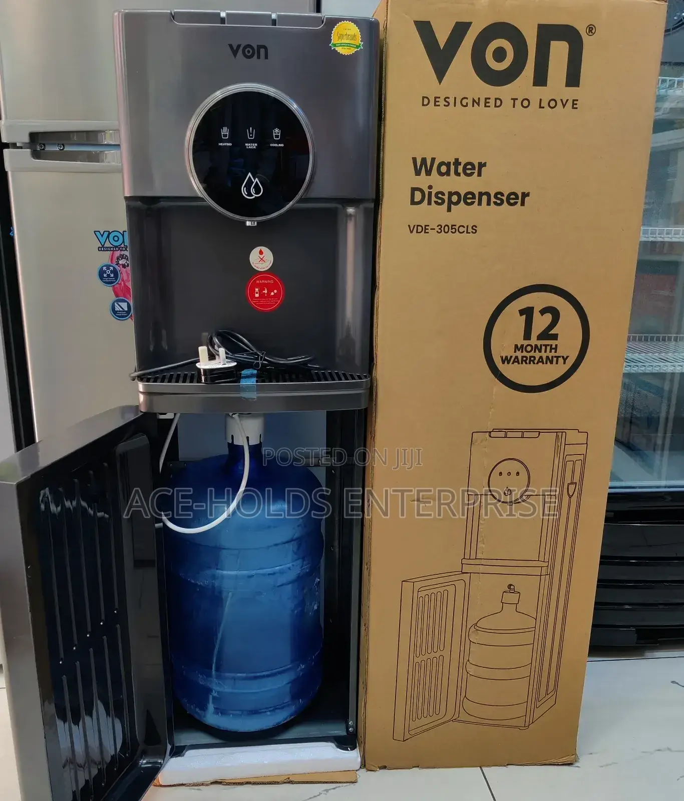 Von Dispenser Bottom Load Hot, Normal and Cold Model: Vde 305cls