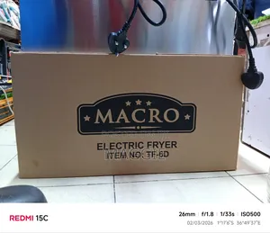 Double Macro Electric Fryer