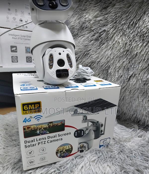 Ubox 6mp 4g Motion Detect Solar PTZ Camera