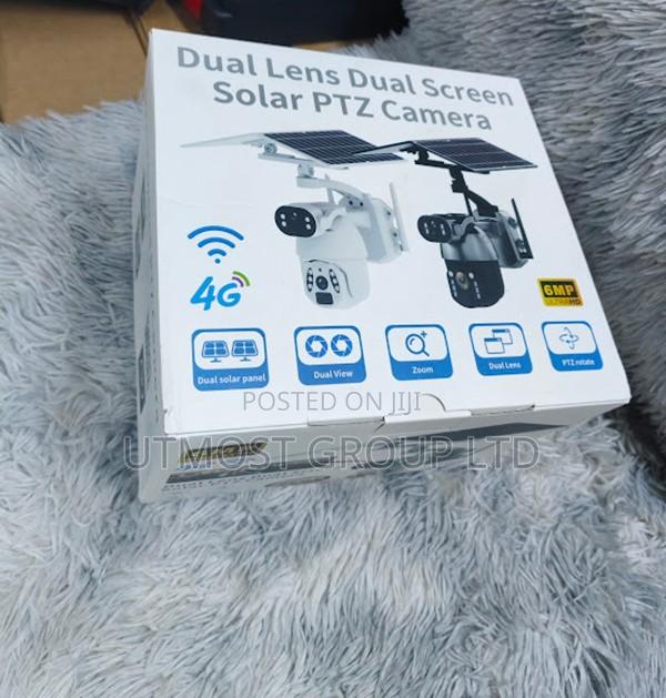 Ubox 6mp 4g Wireless Solar Powered PTZ Camera - main view