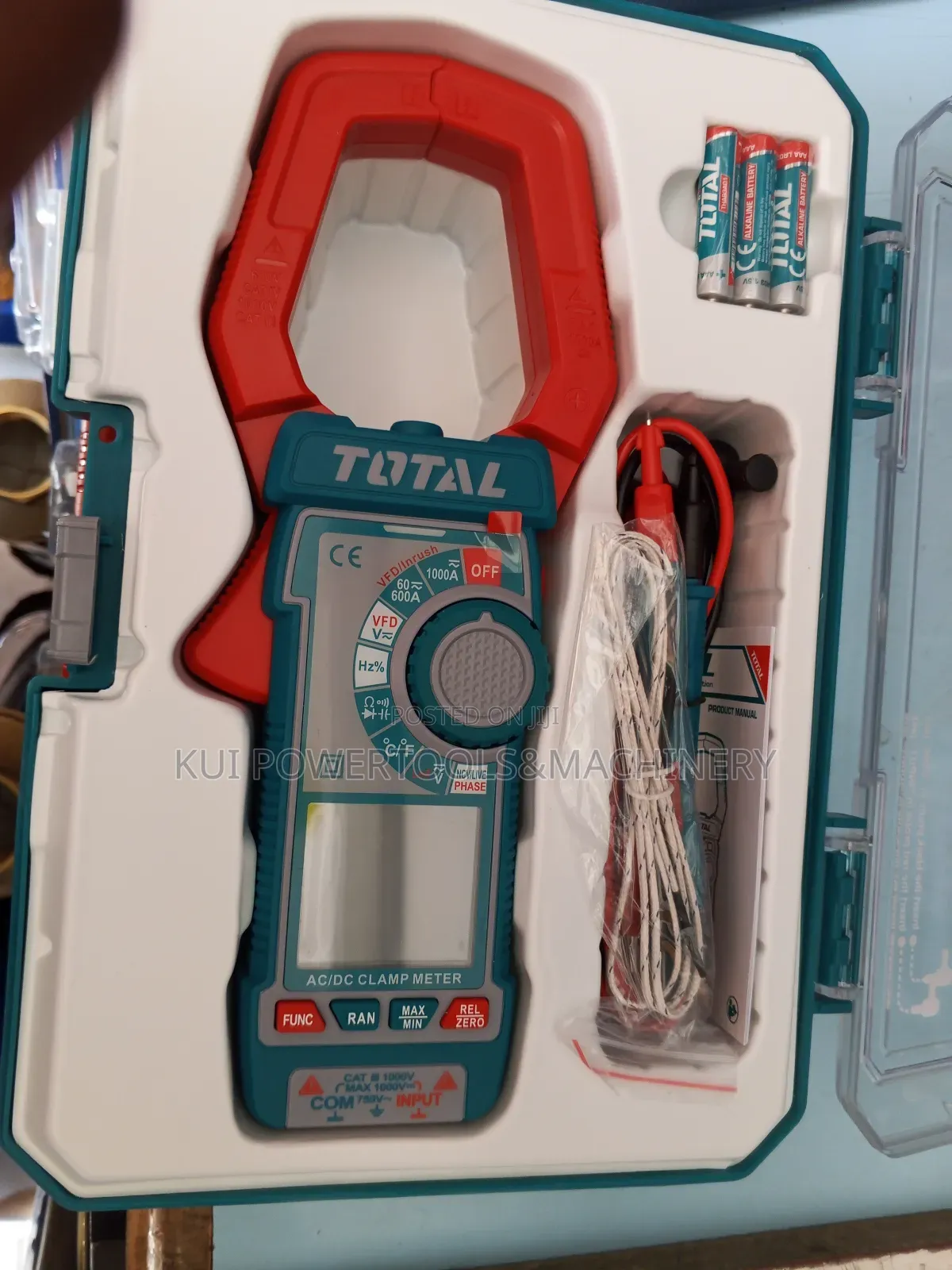 Total Ac/Dc 1000a Clamp Meter/ Clamp Meter