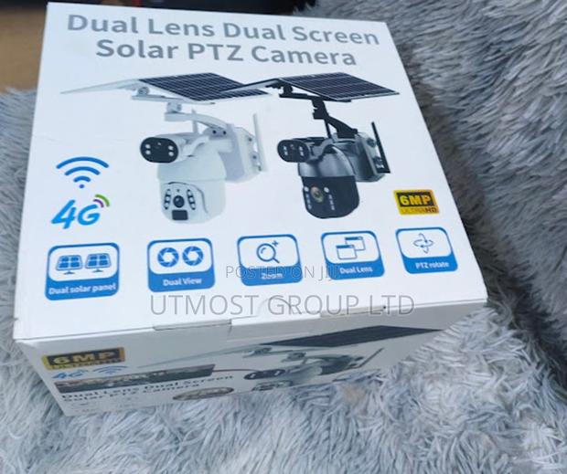 Ubox 6mp 4g Solar Powered Outdoor PTZ Camera - main view