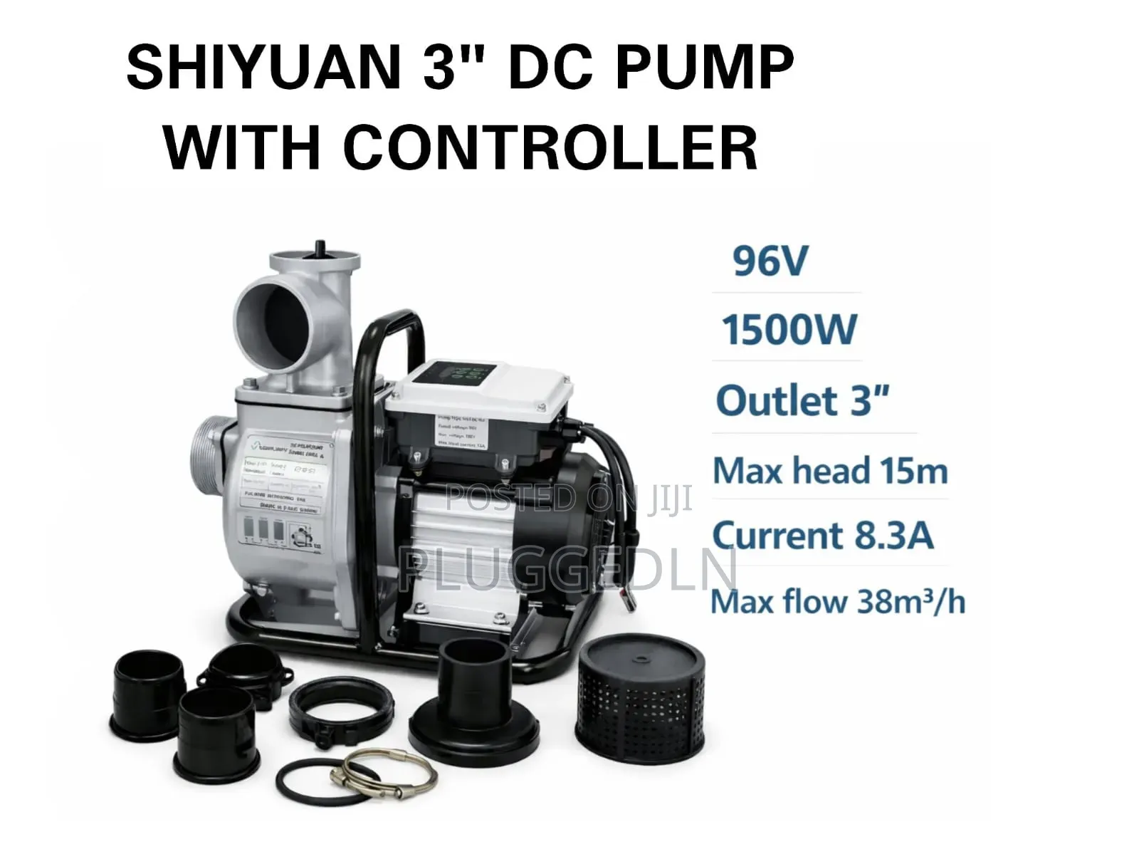 Shiyuan 3" Dc Pump With Controller 3inch Outlet 96v.